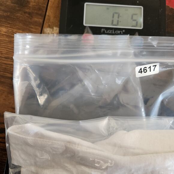 H&M 100% Linen Peplum Wrap Blouse Women’s SZ 8 White Tie Pearl Buttons EUC - Picture 14 of 14